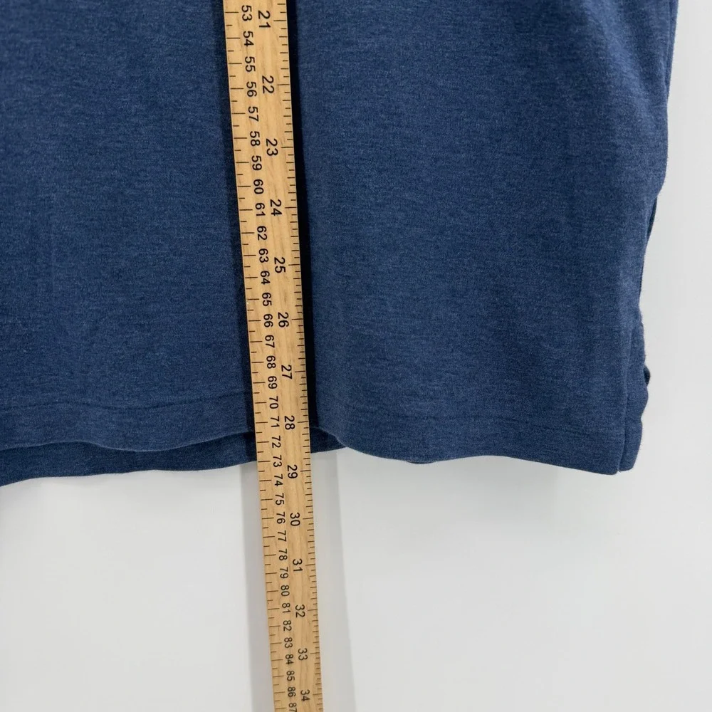 Polo Ralph Lauren Polo Shirt Men XL Blue Classic Fit Heathered Flesh Pony Preppy